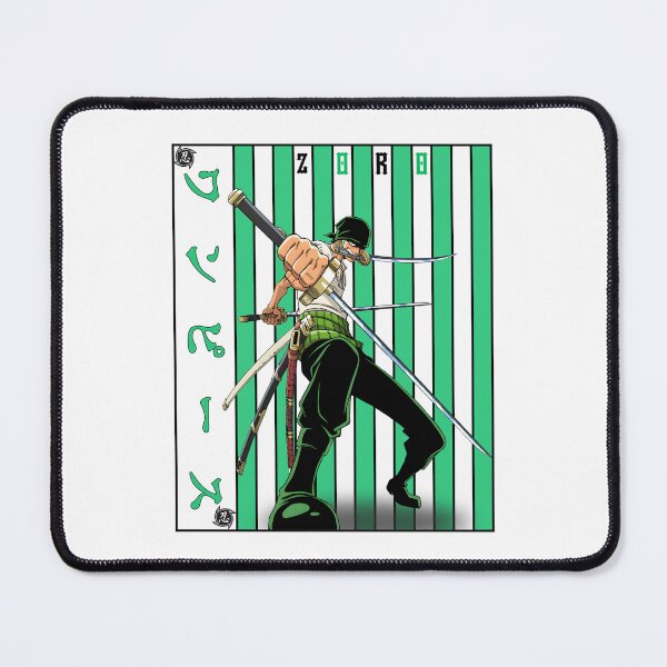 Item preview, Three Sword Samurai Warrior – Anime Style Swordsman Art designed and sold by lamiarte.