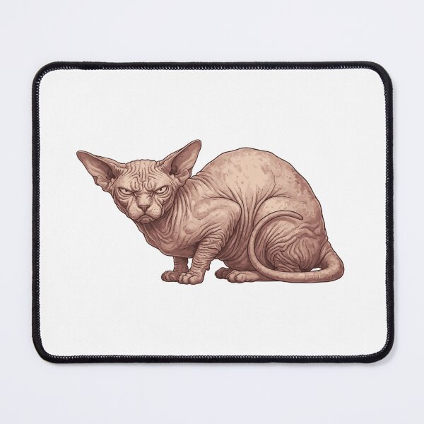 Item preview, Judgemental Raisin Grumpy Hairless Cat designed and sold by Petzzz.