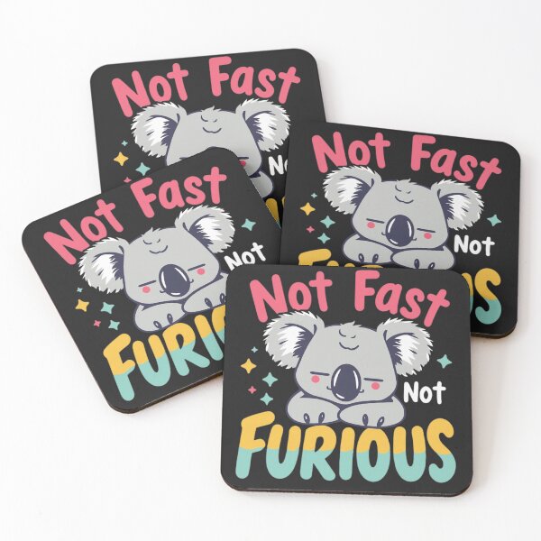 Item preview, Not Fast Not Furious – Funny Koala Chill Meme Design designed and sold by Sparkofart07.