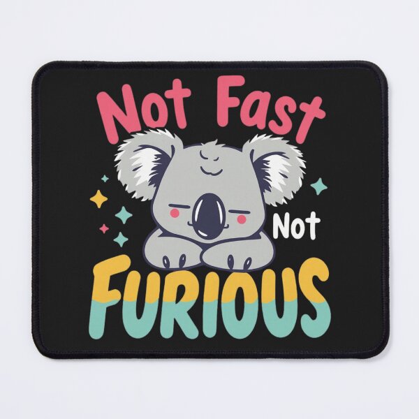 Item preview, Not Fast Not Furious – Funny Koala Chill Meme Design designed and sold by Sparkofart07.
