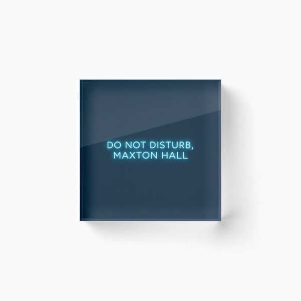 Item preview, Do Not Disturb Maxton Hall Aesthetic Quote | Dark Academia Neon Typography designed and sold by glowtrendz.