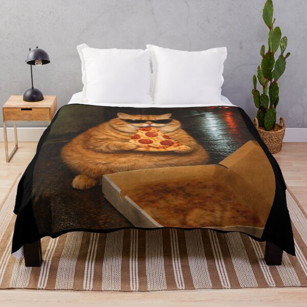 Item preview, Chonk Cat Eating Pizza Funny Chonky Meme designed and sold by will freed18.