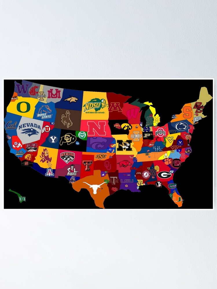 Alternate view of College Country Poster