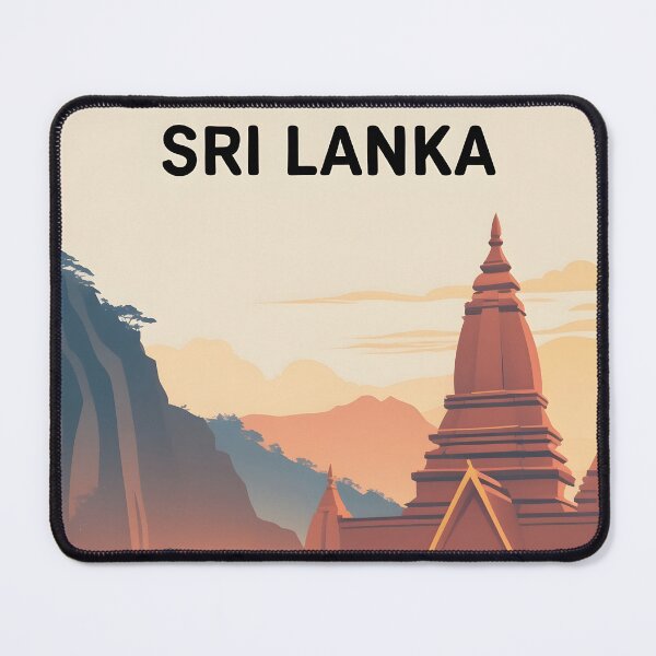 Item preview, Sri Lanka Retro Vintage Travel Design designed and sold by TravelersGems.
