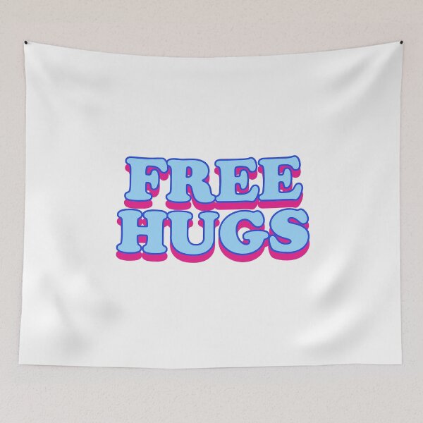 Item preview, Make Friends FREE HUGS Kindness to Everyone One Love Human Contact designed and sold by Space Ghettos.
