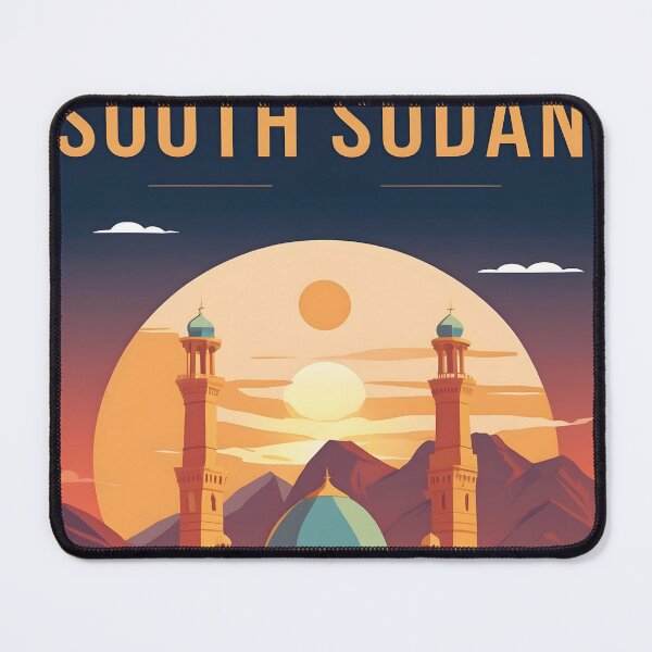 Item preview, South Sudan Retro Vintage Travel Design designed and sold by TravelersGems.