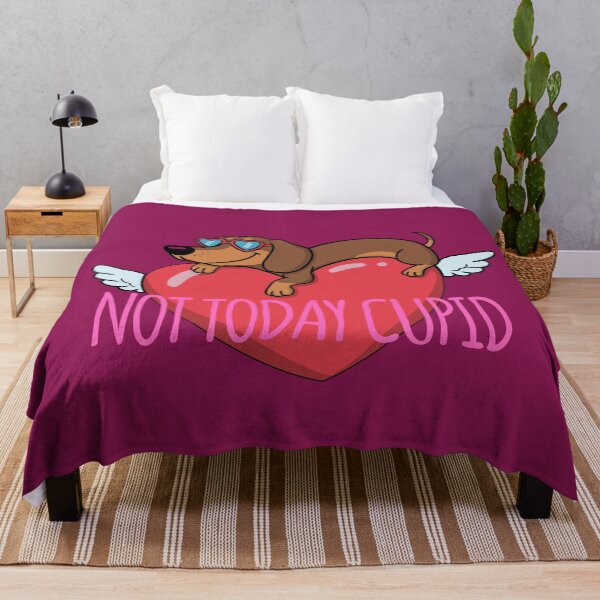 Item preview, Not Today Cupid – Self-Love Dachshund ver 1 designed and sold by CARPIO Creations.