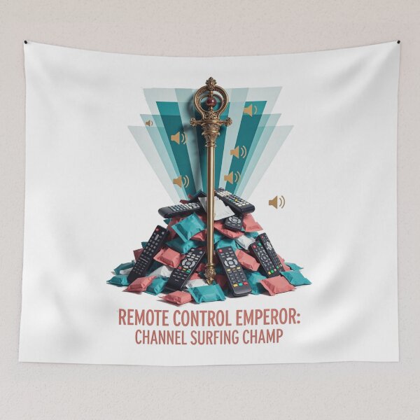 Item preview, Remote Control Emperor T Shirt, Channel Surfing Champ Mug, Funny Dad Gift designed and sold by YMLux.
