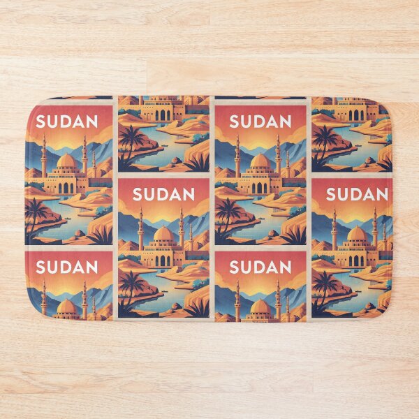 Item preview, Sudan Retro Vintage Travel Design designed and sold by TravelersGems.