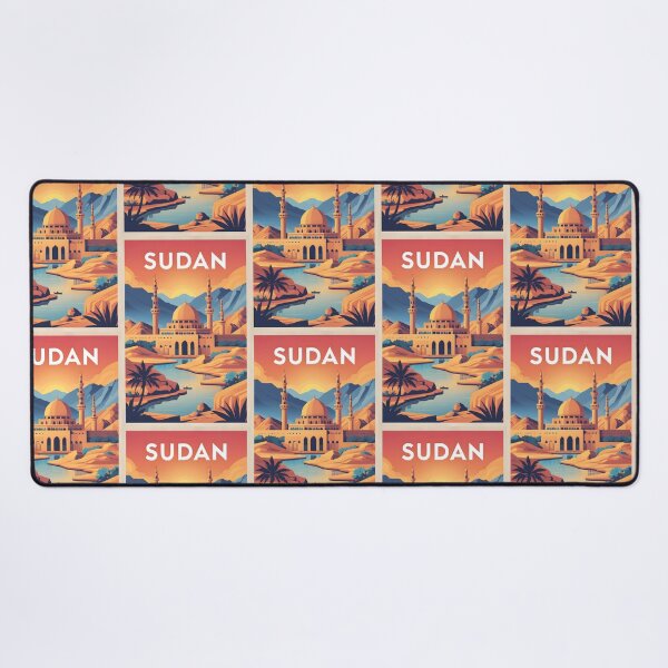 Item preview, Sudan Retro Vintage Travel Design designed and sold by TravelersGems.