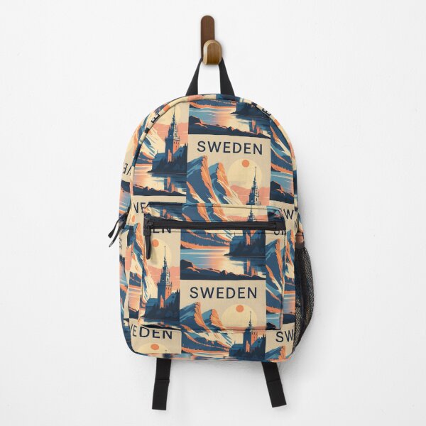 Item preview, Sweden Retro Vintage Travel Design designed and sold by TravelersGems.
