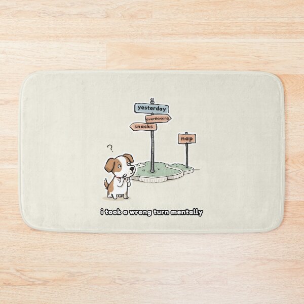 Item preview, I Took a Wrong Turn Mentally designed and sold by GenZvibeArt.