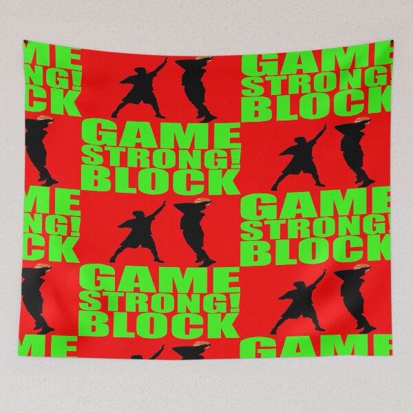 Item preview, BLOCK GAME STRONG designed and sold by HoopsAndLaces.