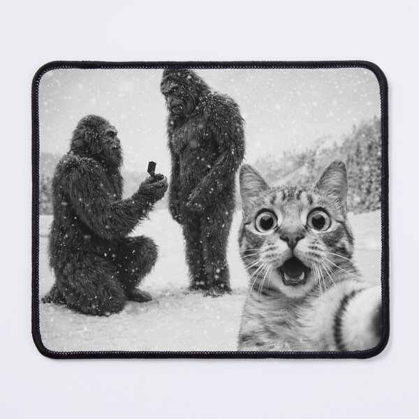 Item preview, Cat Selfie Bigfoot Meme Funny valentines day designed and sold by will freed18.