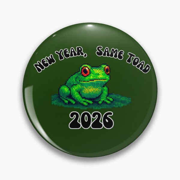 Item preview, New Year Same Toad 2026 designed and sold by HUBKOJ.