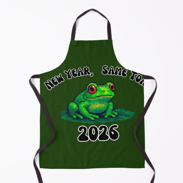 Item preview, New Year Same Toad 2026 designed and sold by HUBKOJ.