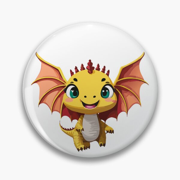 Item preview, Cute Little Flying Yellow Baby Dragon designed and sold by Art-Horizon.