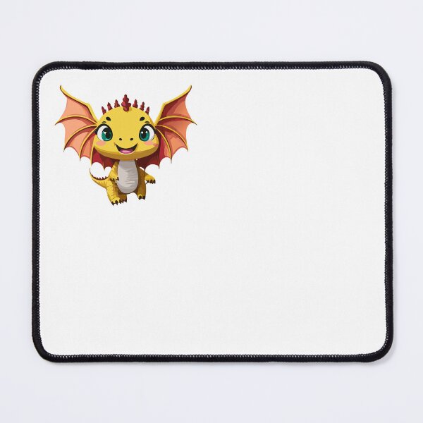 Item preview, Cute Little Flying Yellow Baby Dragon designed and sold by Art-Horizon.