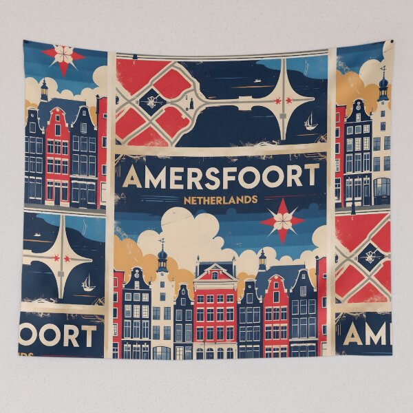 Item preview, Amersfoort Netherlands 1950s Vintage Travel Tourism designed and sold by TravelersGems.