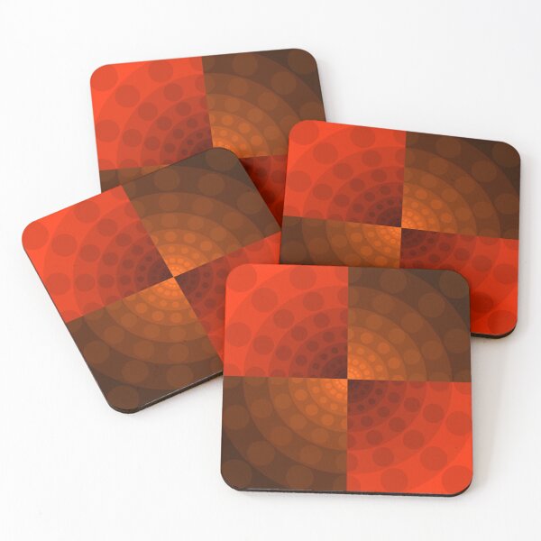 Item preview, Asymmetric Design, Red, Brown, Geometric Abstraction, Abstract Art designed and sold by DDJust4U.