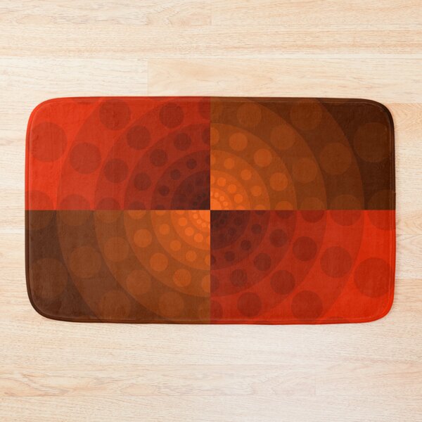 Item preview, Asymmetric Design, Red, Brown, Geometric Abstraction, Abstract Art designed and sold by DDJust4U.