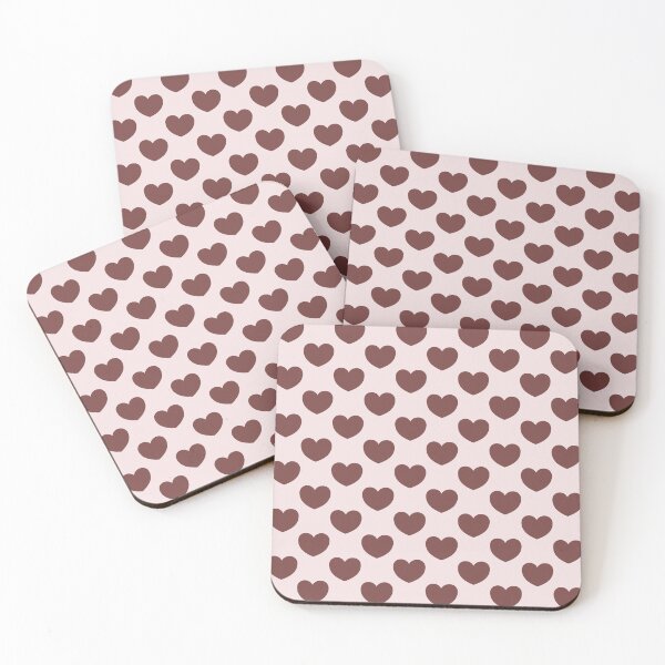 Item preview, Minimal Heart Pattern Aesthetic – Cute Love Hearts Pattern designed and sold by stylishdzign.