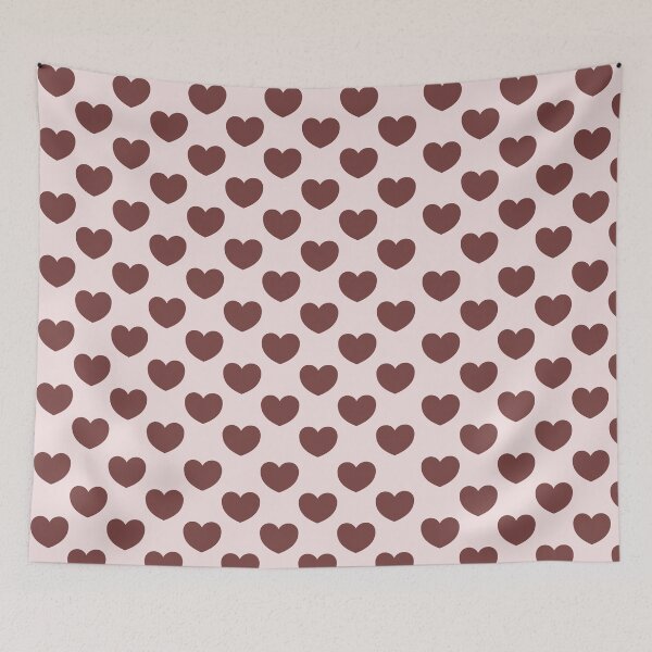 Item preview, Minimal Heart Pattern Aesthetic – Cute Love Hearts Pattern designed and sold by stylishdzign.