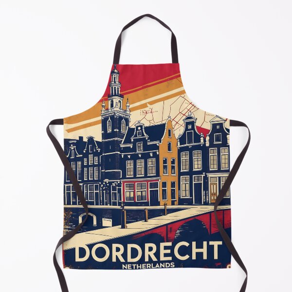Item preview, Dordrecht Netherlands 1950s Vintage Travel Tourism designed and sold by TravelersGems.