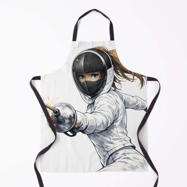 Item preview, Fencer in Motion designed and sold by ChillCharmStudio.