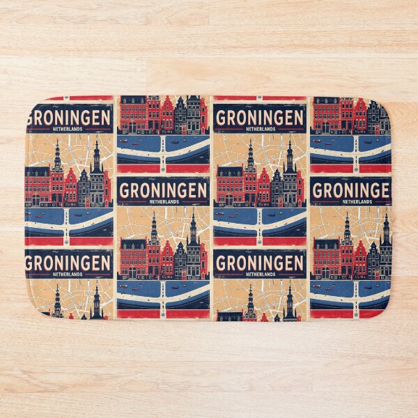 Item preview, Groningen Netherlands 1950s Vintage Travel Tourism designed and sold by TravelersGems.