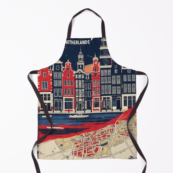 Item preview, Gouda Netherlands 1950s Vintage Travel Tourism designed and sold by TravelersGems.