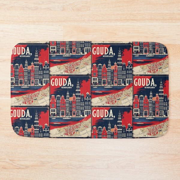 Item preview, Gouda Netherlands 1950s Vintage Travel Tourism designed and sold by TravelersGems.