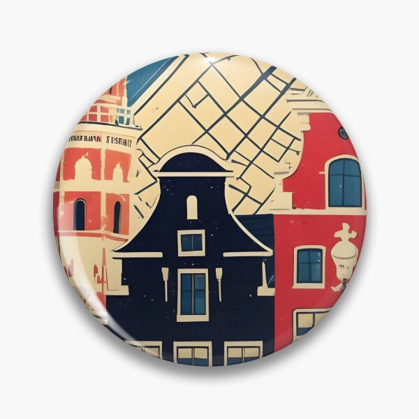 Item preview, Helmond Netherlands 1950s Vintage Travel Tourism designed and sold by TravelersGems.