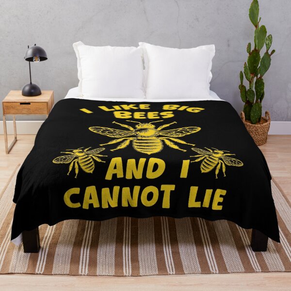 Item preview, I Like Big Bees And I Cannot Lie – Funny Bee Lover Gift Design designed and sold by Dmetalx Art Apparel.