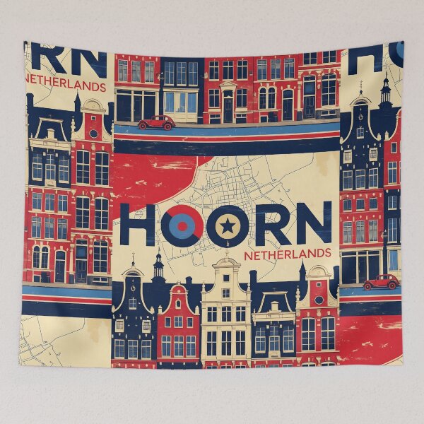 Item preview, Hoorn Netherlands 1950s Vintage Travel Tourism designed and sold by TravelersGems.