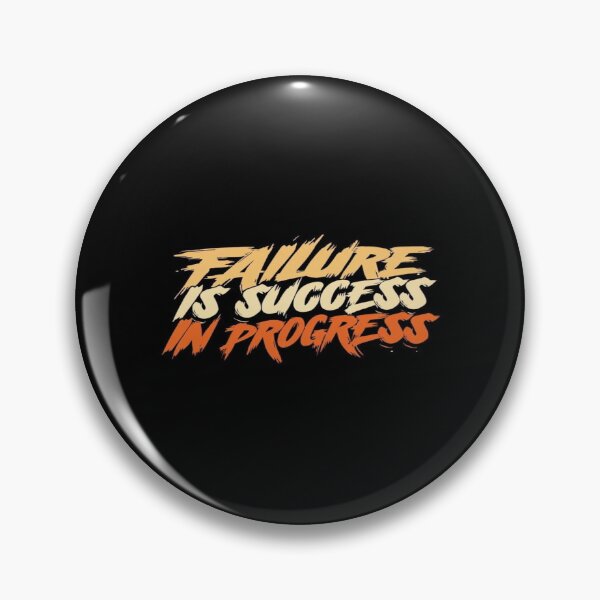 Item preview, Failure Is Success in Progress – Motivational Quote for Growth, Resilience, and Personal Power designed and sold by Bright Nest Studio.