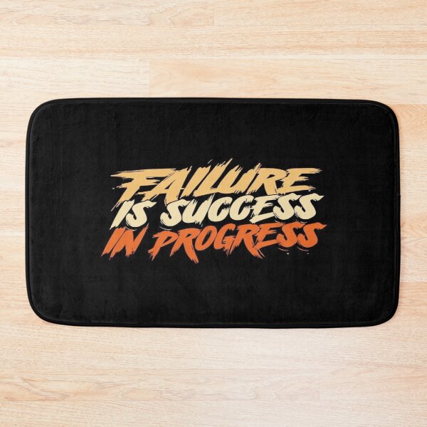 Item preview, Failure Is Success in Progress – Motivational Quote for Growth, Resilience, and Personal Power designed and sold by Bright Nest Studio.