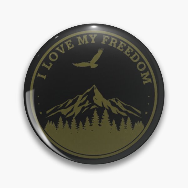 Item preview, I Love My Freedom – Personal Freedom Statement Typography designed and sold by Sparkofart07.