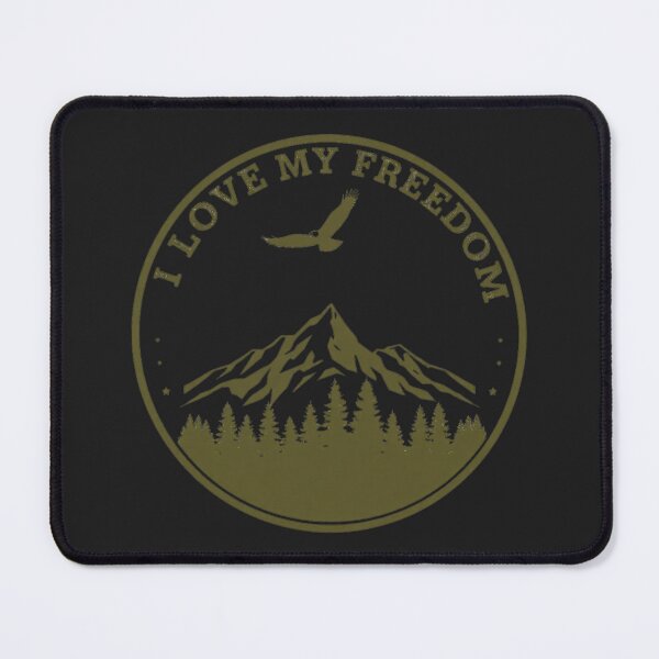 Item preview, I Love My Freedom – Personal Freedom Statement Typography designed and sold by Sparkofart07.