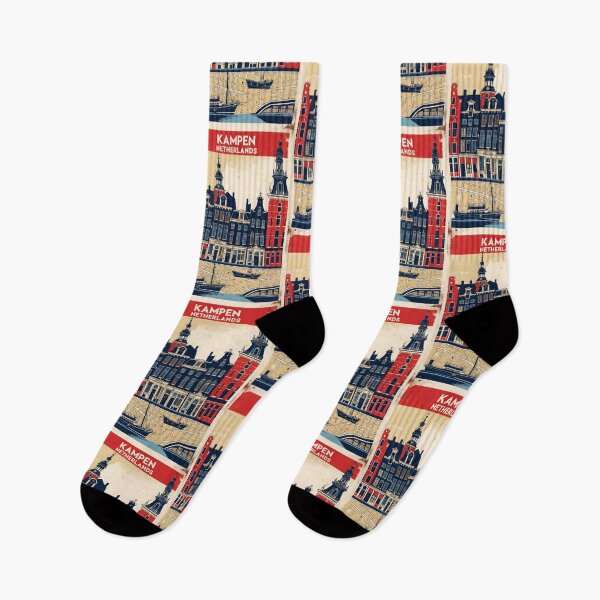 Item preview, Kampen Netherlands 1950s Vintage Travel Tourism designed and sold by TravelersGems.