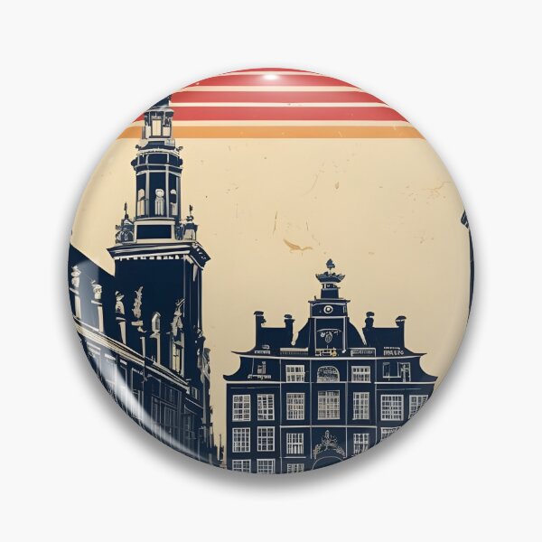 Item preview, Leiden Netherlands 1950s Vintage Travel Tourism designed and sold by TravelersGems.