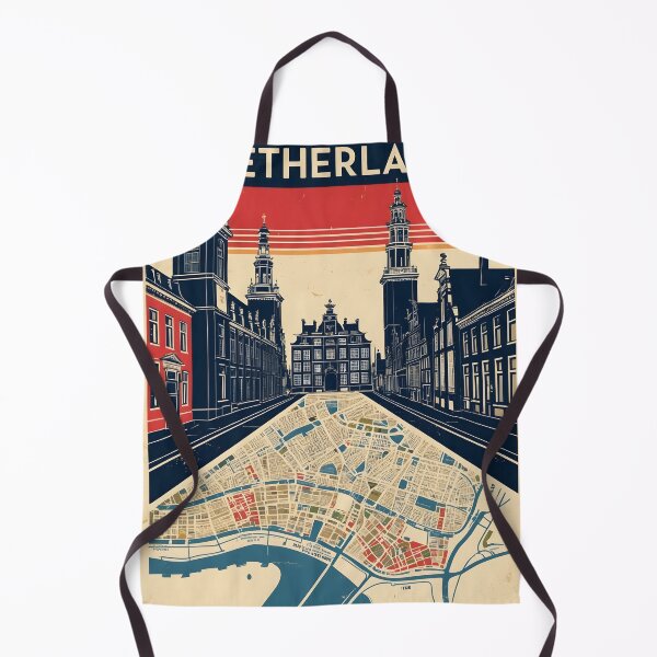 Item preview, Leiden Netherlands 1950s Vintage Travel Tourism designed and sold by TravelersGems.