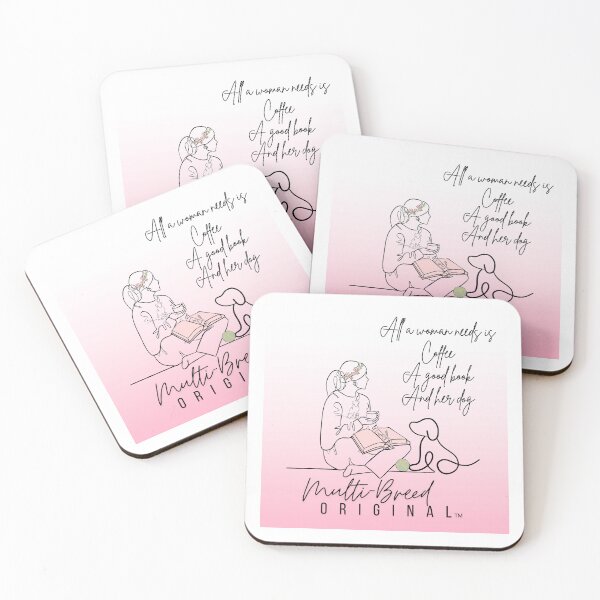 Item preview, Woman reading a book to her dog designed and sold by MBOriginal.