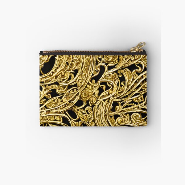 Item preview, Black and Gold Filigree pattern designed and sold by ArtRarities.