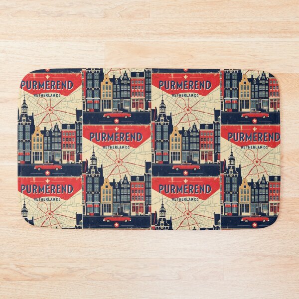 Item preview, Purmerend Netherlands 1950s Vintage Travel Tourism designed and sold by TravelersGems.