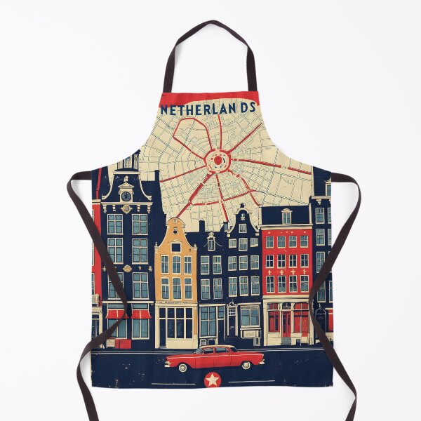 Item preview, Purmerend Netherlands 1950s Vintage Travel Tourism designed and sold by TravelersGems.