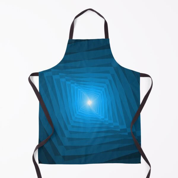 Item preview, Twisting Geometric Abstraction in Blue, Abstract Art designed and sold by DDJust4U.