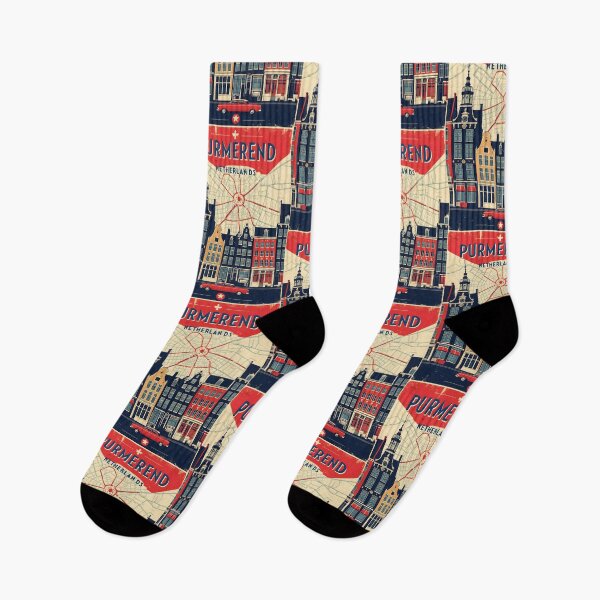Item preview, Purmerend Netherlands 1950s Vintage Travel Tourism designed and sold by TravelersGems.