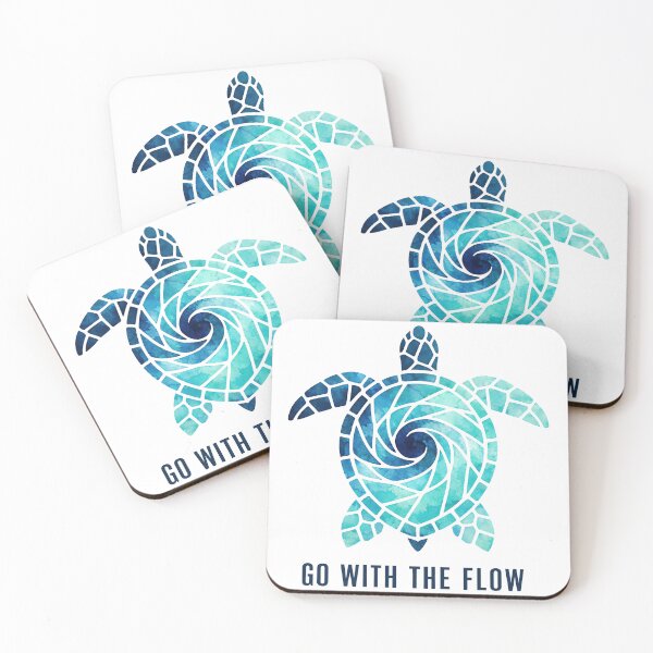 Item preview,  Go With The Flow Spiral Vortex Sea Turtle Dynamic Ocean Movement designed and sold by zoughlal.