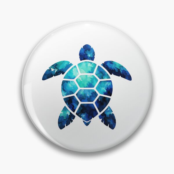 Item preview,  Stormy Abstract Sea Turtle Ink Blot Expressionist Moody Watercolor designed and sold by zoughlal.